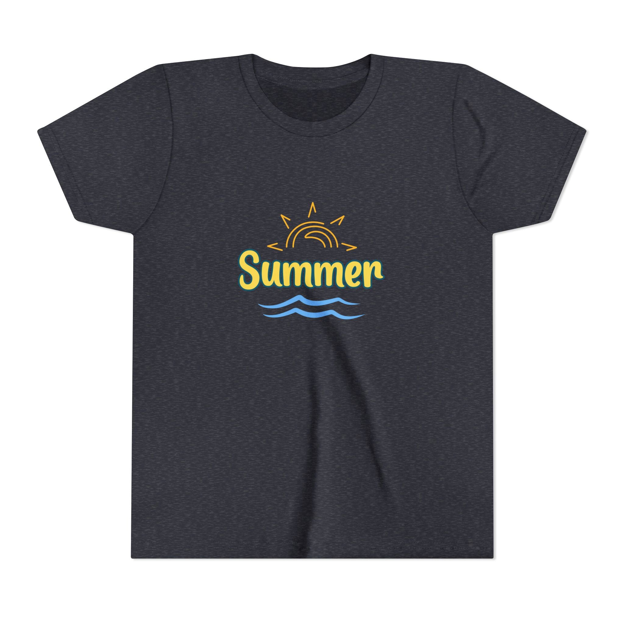 Summer Young Tee | Trendy Youth Summer T-Shirt | Cute Graphic Tee for Teens | Unisex Summer Shirt | Vacation Outfit for Kids & Teens