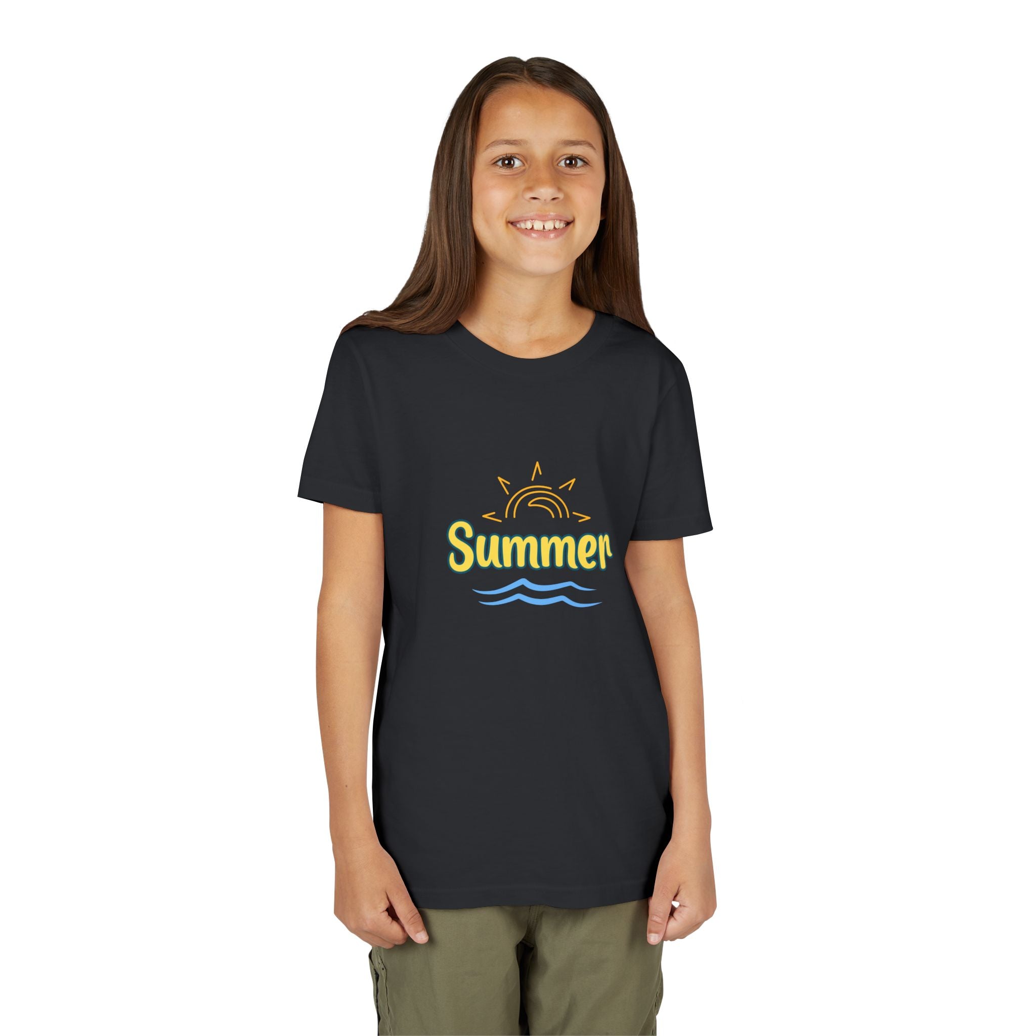 Summer Young Tee | Trendy Youth Summer T-Shirt | Cute Graphic Tee for Teens | Unisex Summer Shirt | Vacation Outfit for Kids & Teens