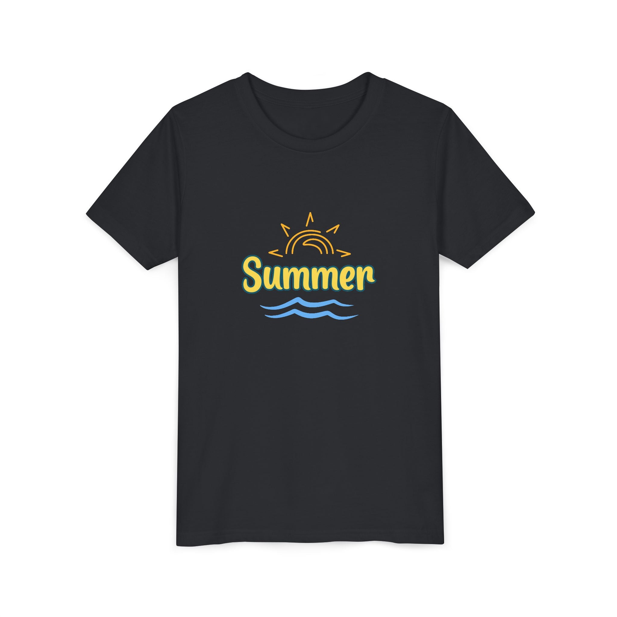 Summer Young Tee | Trendy Youth Summer T-Shirt | Cute Graphic Tee for Teens | Unisex Summer Shirt | Vacation Outfit for Kids & Teens