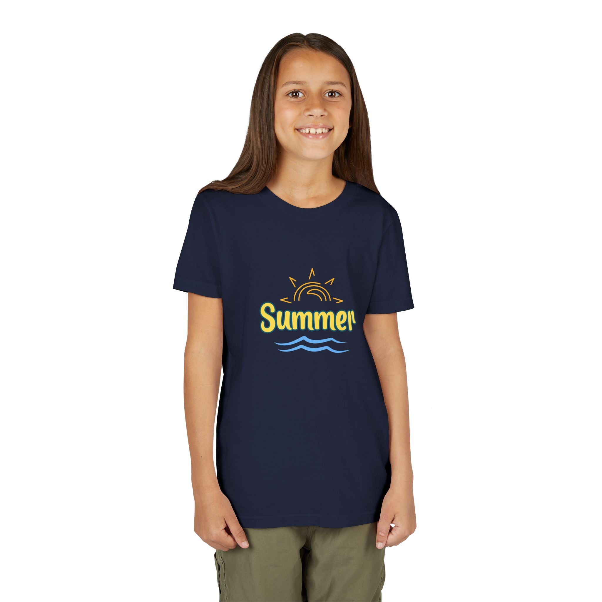 Summer Young Tee | Trendy Youth Summer T-Shirt | Cute Graphic Tee for Teens | Unisex Summer Shirt | Vacation Outfit for Kids & Teens