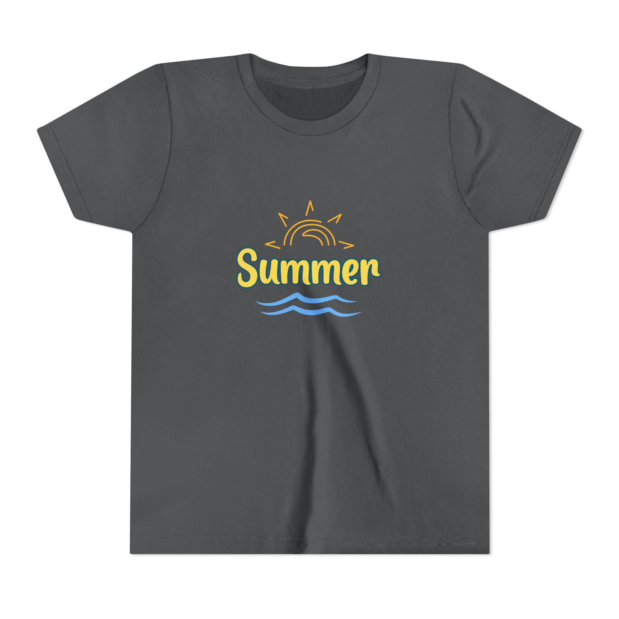 Summer Young Tee | Trendy Youth Summer T-Shirt | Cute Graphic Tee for Teens | Unisex Summer Shirt | Vacation Outfit for Kids & Teens