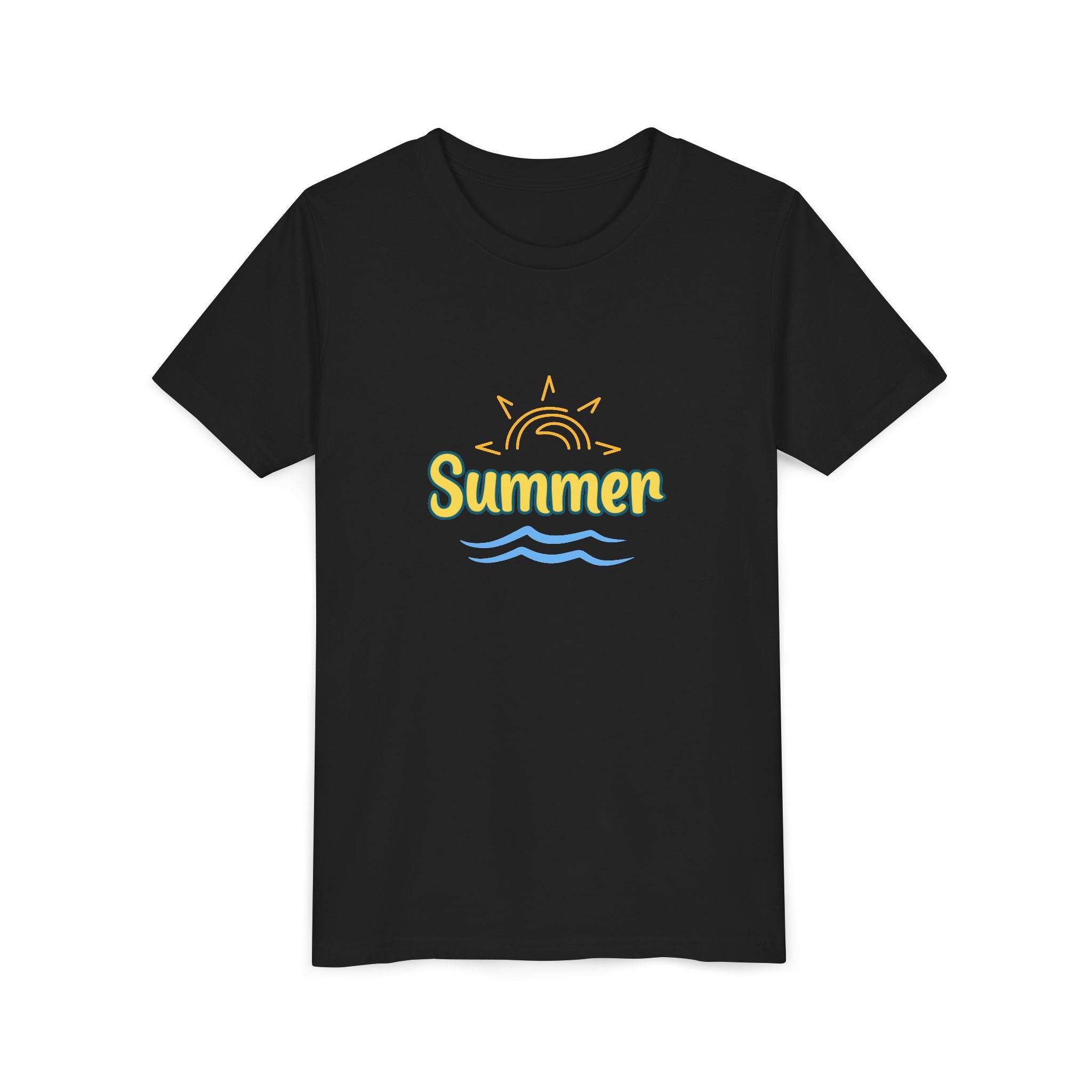 Summer Young Tee | Trendy Youth Summer T-Shirt | Cute Graphic Tee for Teens | Unisex Summer Shirt | Vacation Outfit for Kids & Teens