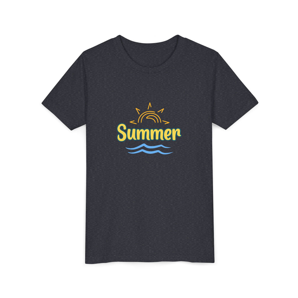 Summer Young Tee | Trendy Youth Summer T-Shirt | Cute Graphic Tee for Teens | Unisex Summer Shirt | Vacation Outfit for Kids & Teens
