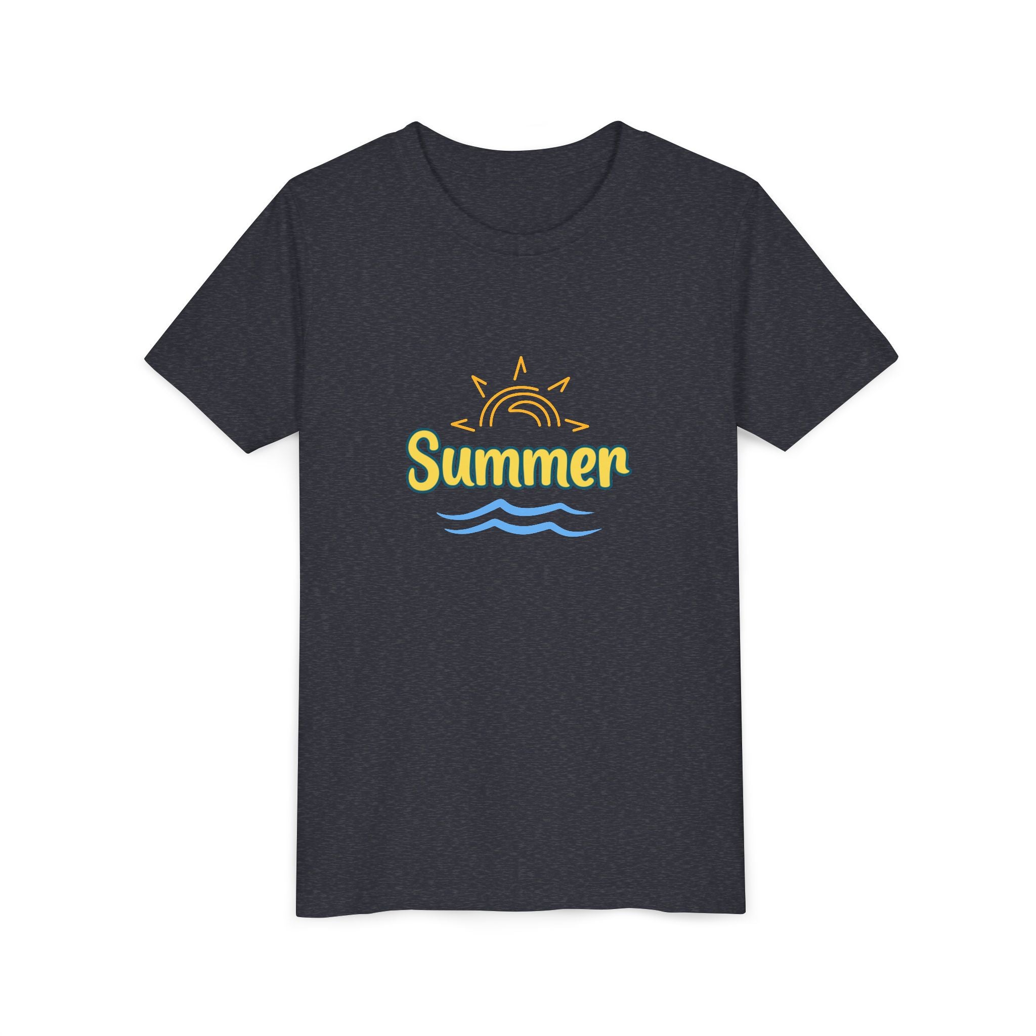 Summer Young Tee | Trendy Youth Summer T-Shirt | Cute Graphic Tee for Teens | Unisex Summer Shirt | Vacation Outfit for Kids & Teens