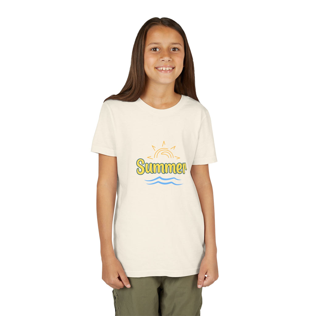 Summer Young Tee | Trendy Youth Summer T-Shirt | Cute Graphic Tee for Teens | Unisex Summer Shirt | Vacation Outfit for Kids & Teens