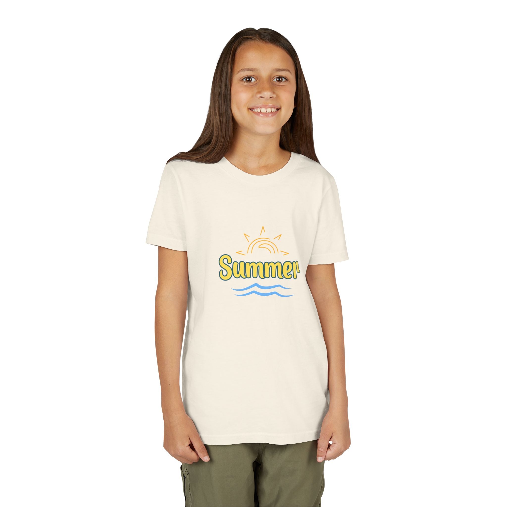 Summer Young Tee | Trendy Youth Summer T-Shirt | Cute Graphic Tee for Teens | Unisex Summer Shirt | Vacation Outfit for Kids & Teens