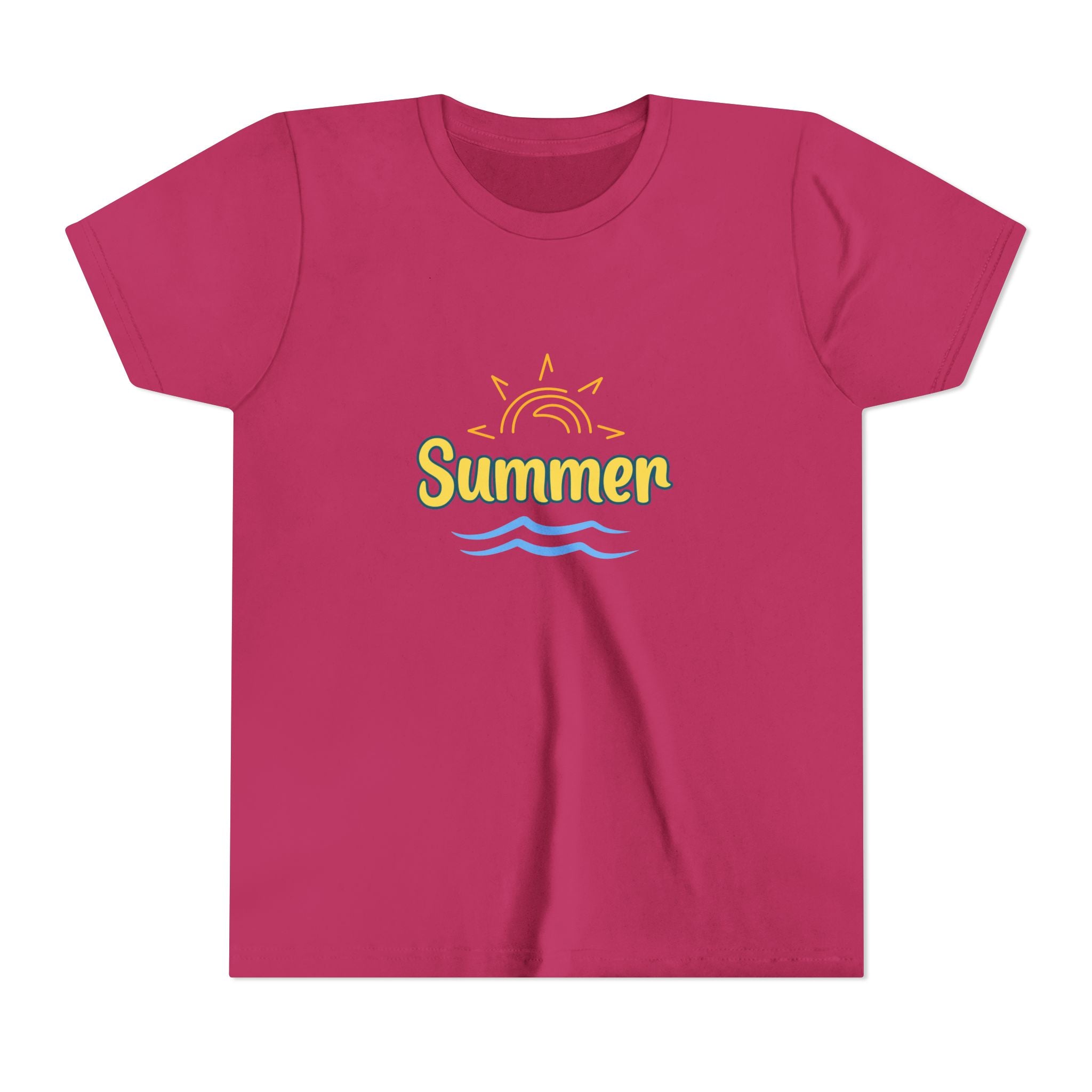 Summer Young Tee | Trendy Youth Summer T-Shirt | Cute Graphic Tee for Teens | Unisex Summer Shirt | Vacation Outfit for Kids & Teens