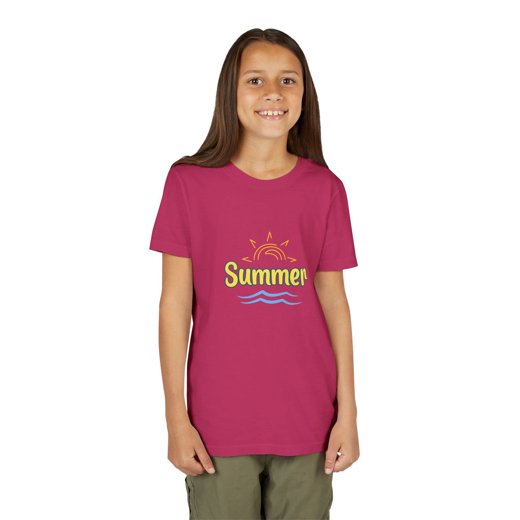 Summer Young Tee | Trendy Youth Summer T-Shirt | Cute Graphic Tee for Teens | Unisex Summer Shirt | Vacation Outfit for Kids & Teens
