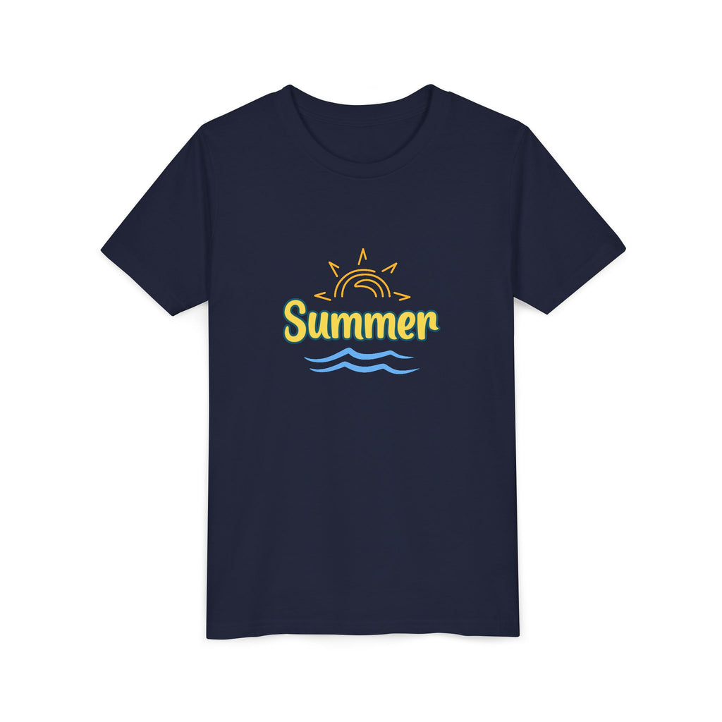 Summer Young Tee | Trendy Youth Summer T-Shirt | Cute Graphic Tee for Teens | Unisex Summer Shirt | Vacation Outfit for Kids & Teens