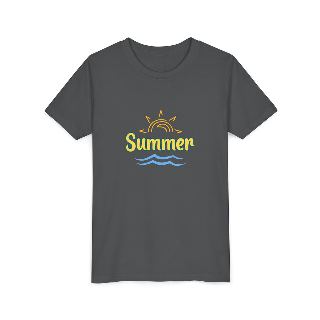 Summer Young Tee | Trendy Youth Summer T-Shirt | Cute Graphic Tee for Teens | Unisex Summer Shirt | Vacation Outfit for Kids & Teens
