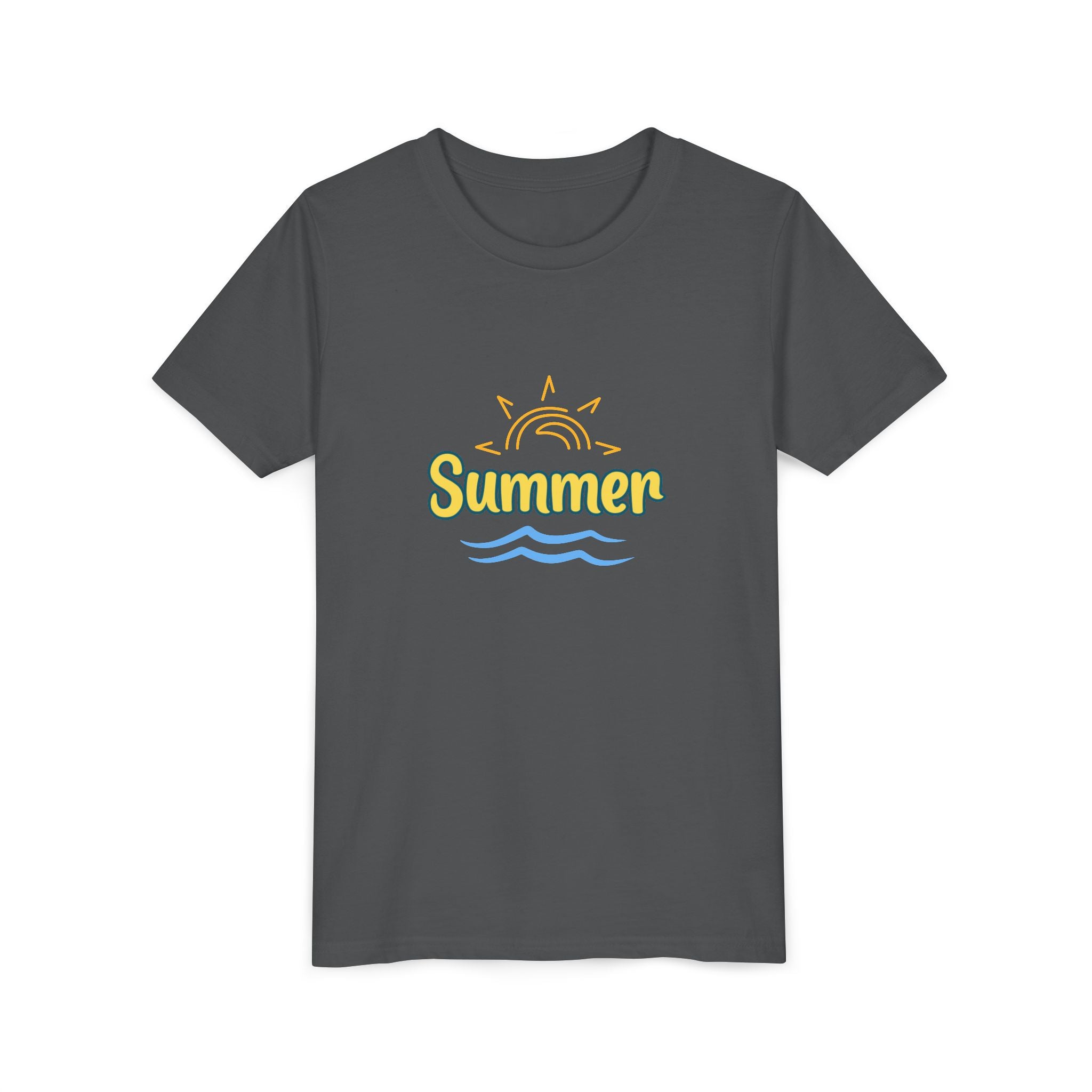 Summer Young Tee | Trendy Youth Summer T-Shirt | Cute Graphic Tee for Teens | Unisex Summer Shirt | Vacation Outfit for Kids & Teens