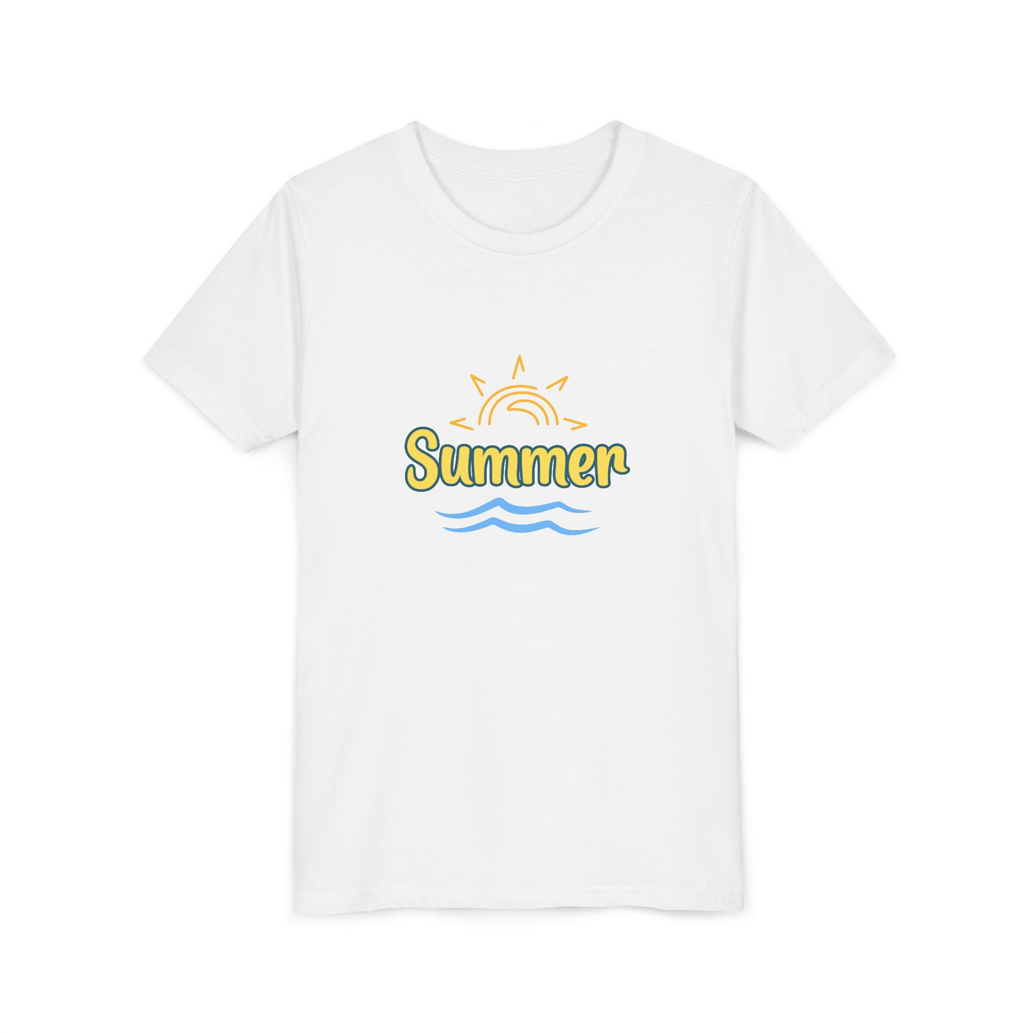 Summer Young Tee | Trendy Youth Summer T-Shirt | Cute Graphic Tee for Teens | Unisex Summer Shirt | Vacation Outfit for Kids & Teens