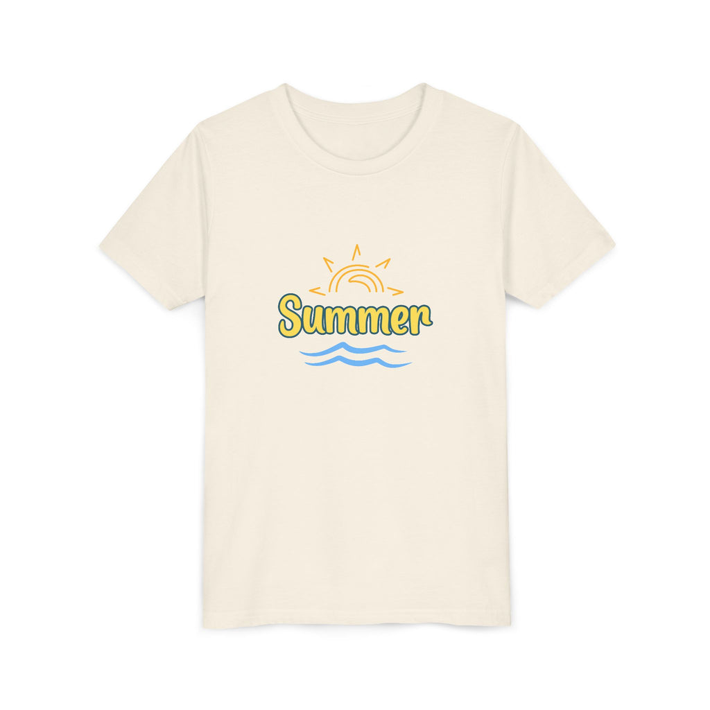Summer Young Tee | Trendy Youth Summer T-Shirt | Cute Graphic Tee for Teens | Unisex Summer Shirt | Vacation Outfit for Kids & Teens