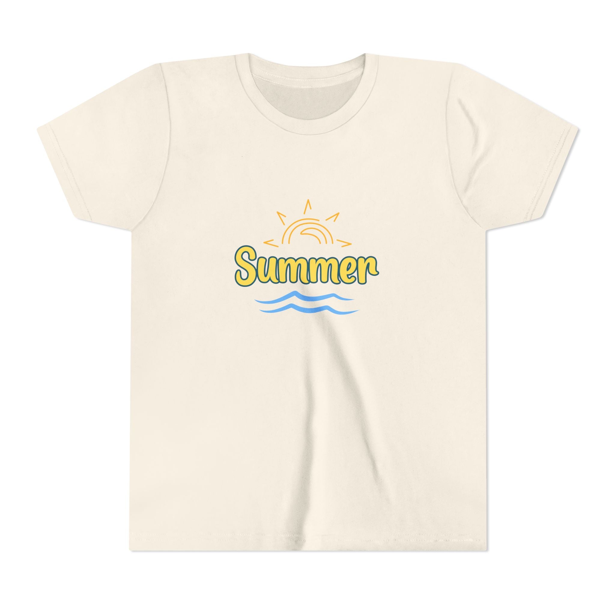 Summer Young Tee | Trendy Youth Summer T-Shirt | Cute Graphic Tee for Teens | Unisex Summer Shirt | Vacation Outfit for Kids & Teens