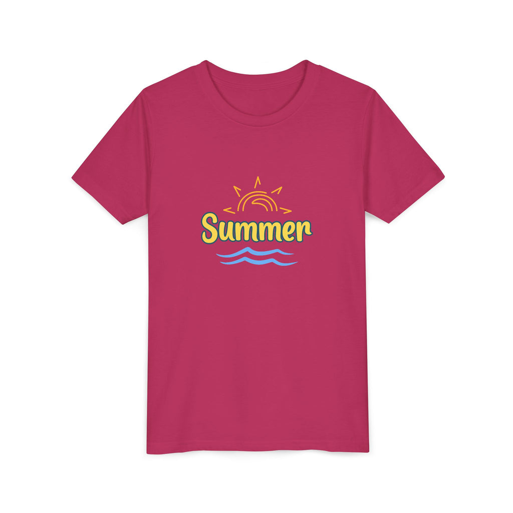 Summer Young Tee | Trendy Youth Summer T-Shirt | Cute Graphic Tee for Teens | Unisex Summer Shirt | Vacation Outfit for Kids & Teens