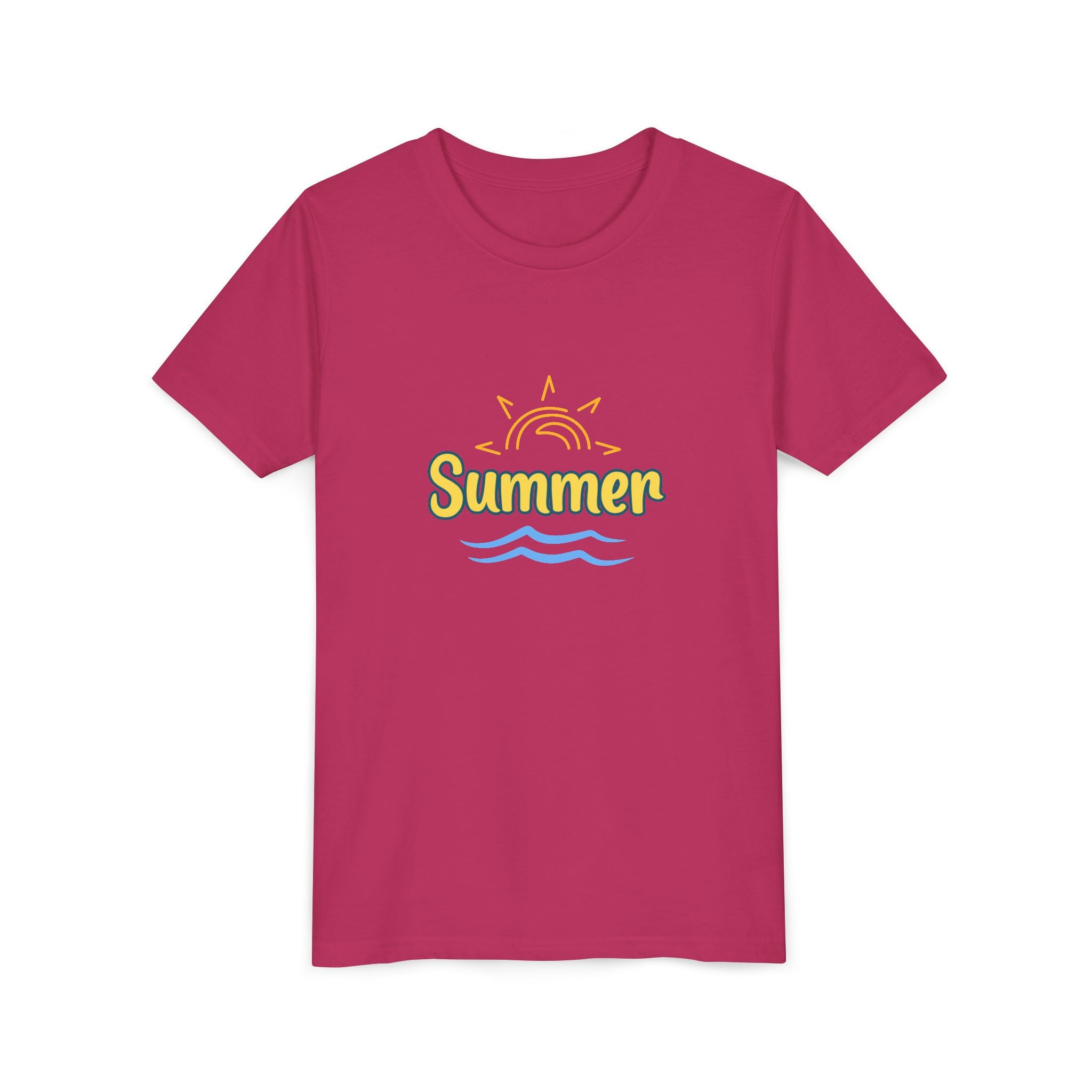 Summer Young Tee | Trendy Youth Summer T-Shirt | Cute Graphic Tee for Teens | Unisex Summer Shirt | Vacation Outfit for Kids & Teens