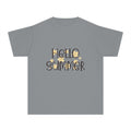 Hello Summer Youth T-Shirt | Kids Sunny Beach Graphic Tee | Cute Summer Shirt for Boys & Girls | Vacation Beach Tee | Youth Summer Outfit