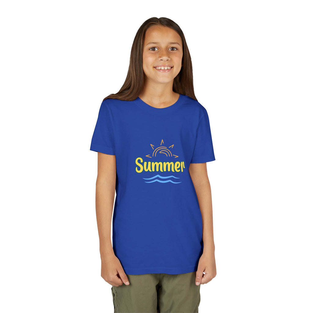 Summer Young Tee | Trendy Youth Summer T-Shirt | Cute Graphic Tee for Teens | Unisex Summer Shirt | Vacation Outfit for Kids & Teens